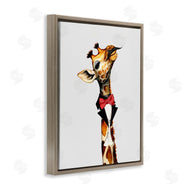 Karen Smith | Mustache Giraffe with Bowtie