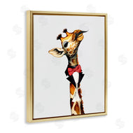 Karen Smith | Mustache Giraffe with Bowtie