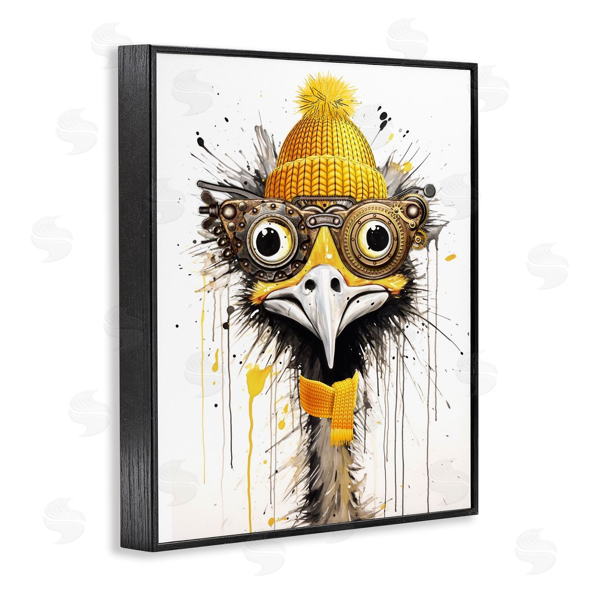 Karen Smith | Yellow Steampunk Emu