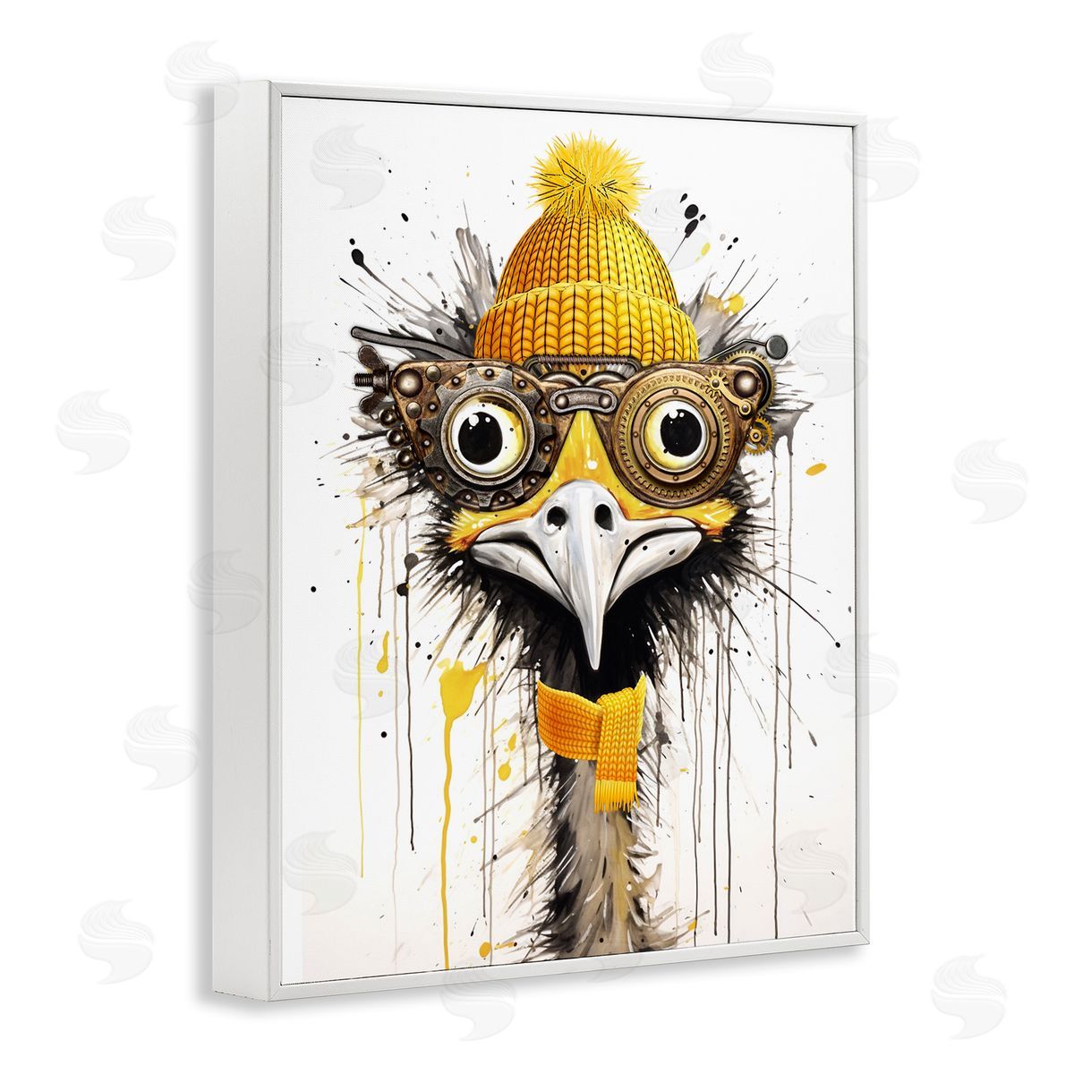 Karen Smith | Yellow Steampunk Emu