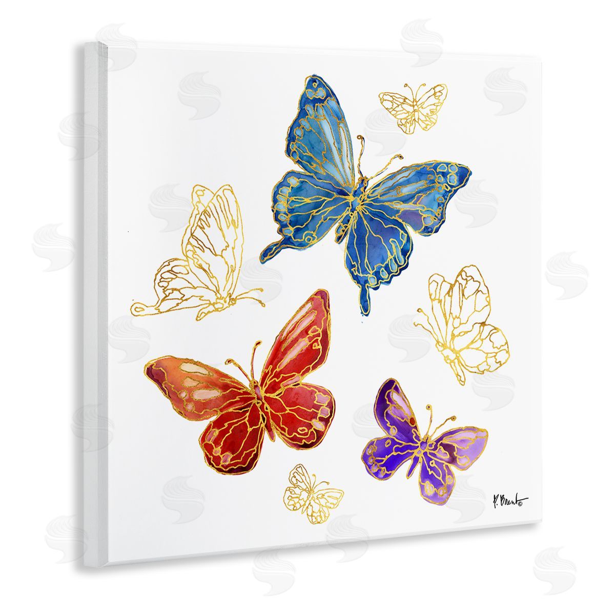 Paul Brent Butterfly Glam Detail Wall Plaque Artside_
