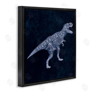 Lauren Rader | Blue T-Rex Skeleton