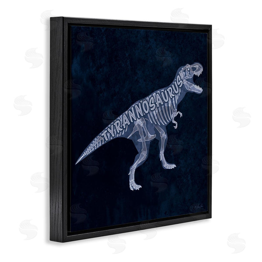 Lauren Rader | Blue T-Rex Skeleton