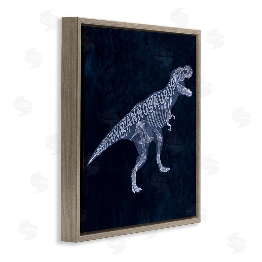 Lauren Rader | Blue T-Rex Skeleton