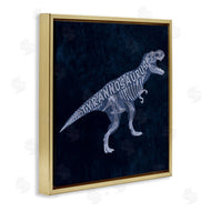 Lauren Rader | Blue T-Rex Skeleton
