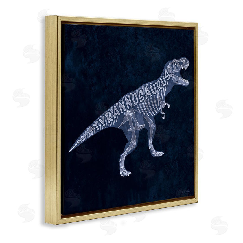 Lauren Rader | Blue T-Rex Skeleton