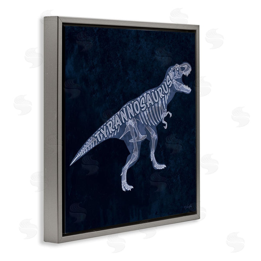 Lauren Rader | Blue T-Rex Skeleton