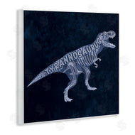 Lauren Rader | Blue T-Rex Skeleton
