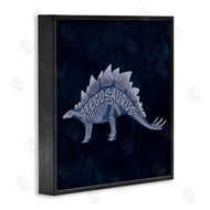 Lauren Rader | Blue Stegosaurus Skeleton