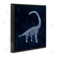Lauren Rader | Blue Brachiosaurus Skeleton