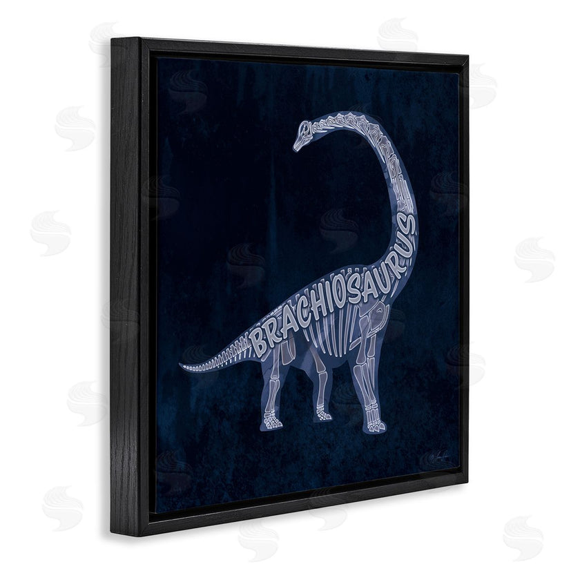 Lauren Rader | Blue Brachiosaurus Skeleton