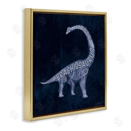 Lauren Rader | Blue Brachiosaurus Skeleton