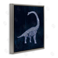 Lauren Rader | Blue Brachiosaurus Skeleton