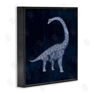 Lauren Rader | Blue Brachiosaurus Skeleton