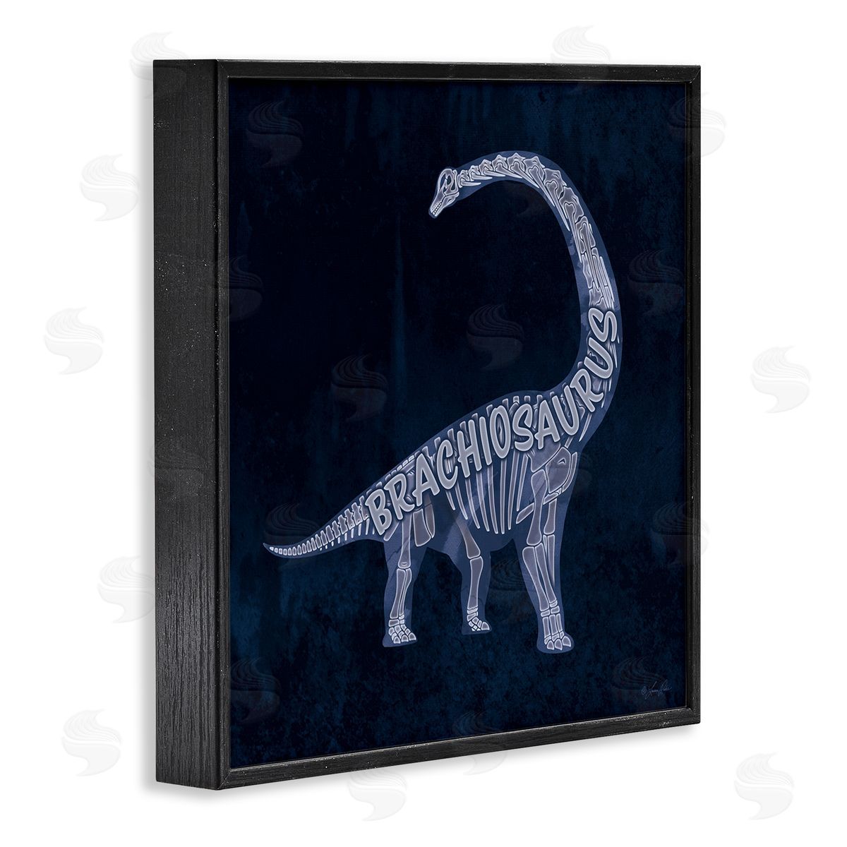 Lauren Rader | Blue Brachiosaurus Skeleton