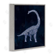 Lauren Rader | Blue Brachiosaurus Skeleton