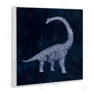 Lauren Rader | Blue Brachiosaurus Skeleton