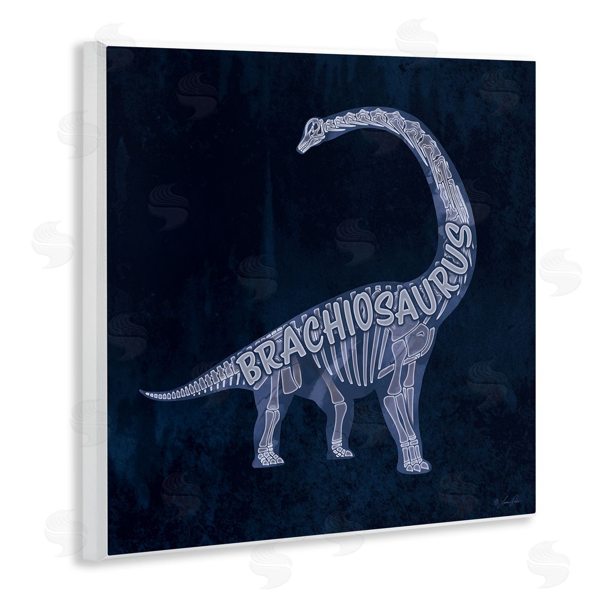 Lauren Rader | Blue Brachiosaurus Skeleton