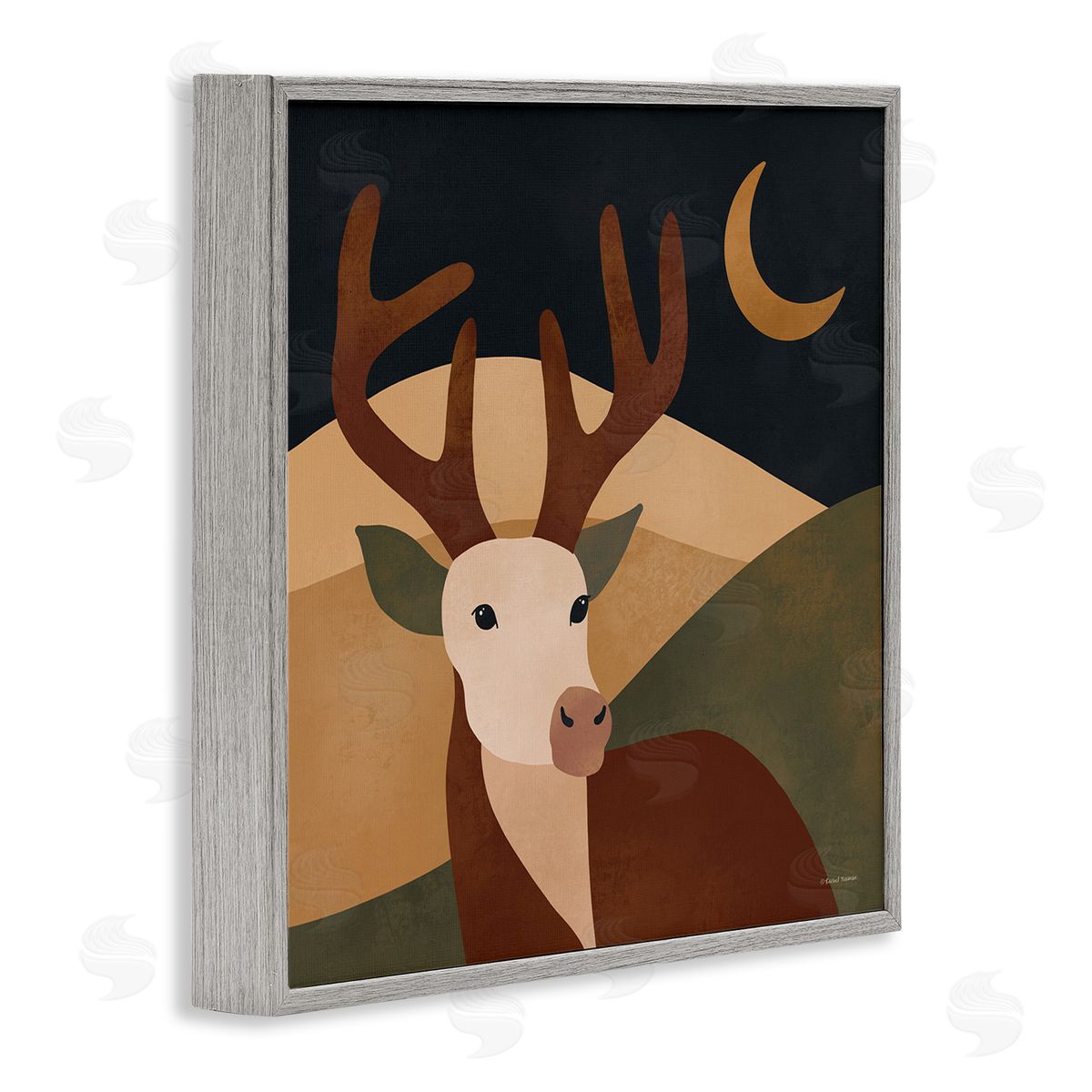 Rachel Nieman | Minimal Deer Landscape
