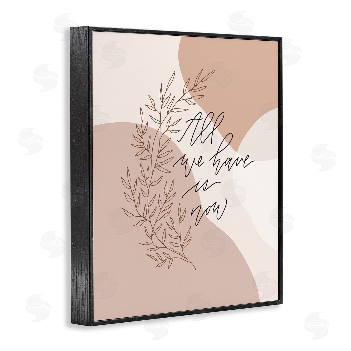 Rachel Nieman All We Have Is Now Black Framed Giclee Wall Artside_