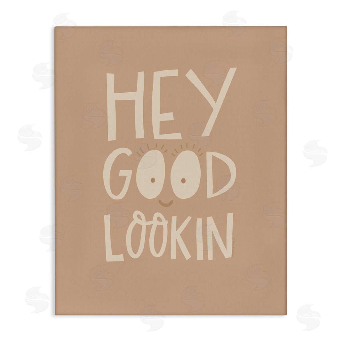 Rachel Nieman Hey Good Lookin Phrase Canvas Wall Art