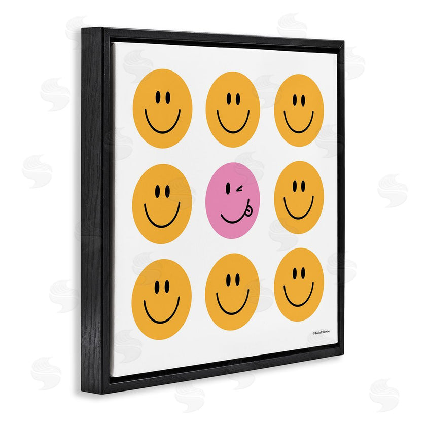 Rachel Nieman | Pink & Yellow Smiley Faces