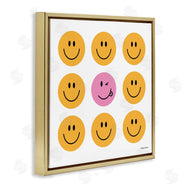 Rachel Nieman | Pink & Yellow Smiley Faces