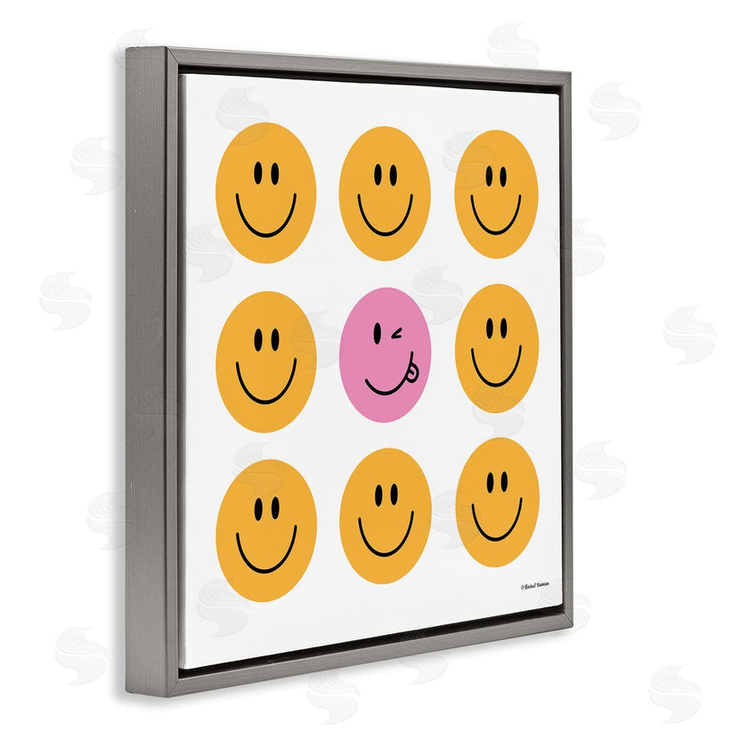 Rachel Nieman | Pink & Yellow Smiley Faces