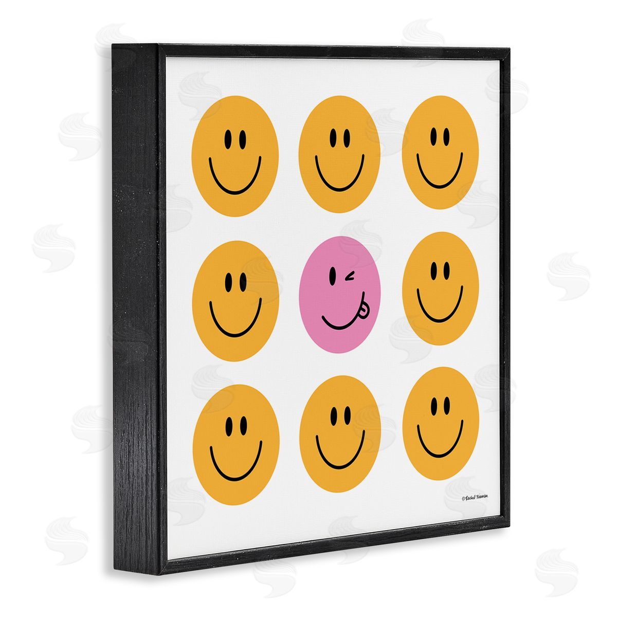 Rachel Nieman | Pink & Yellow Smiley Faces