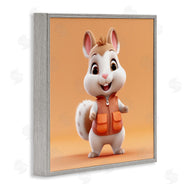 Roozbeh | Orange Chipmunk Cartoon