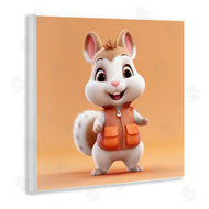 Roozbeh | Orange Chipmunk Cartoon