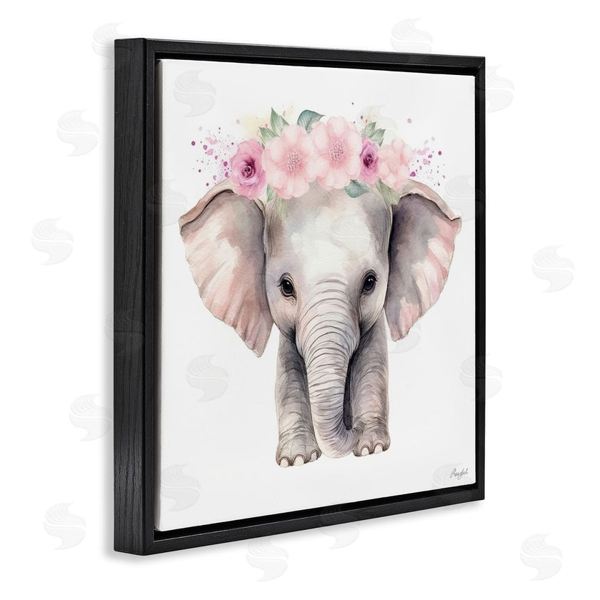 Roozbeh | Pink Floral Elephant