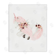 Studio Q | Unicorn with Pink Flowers