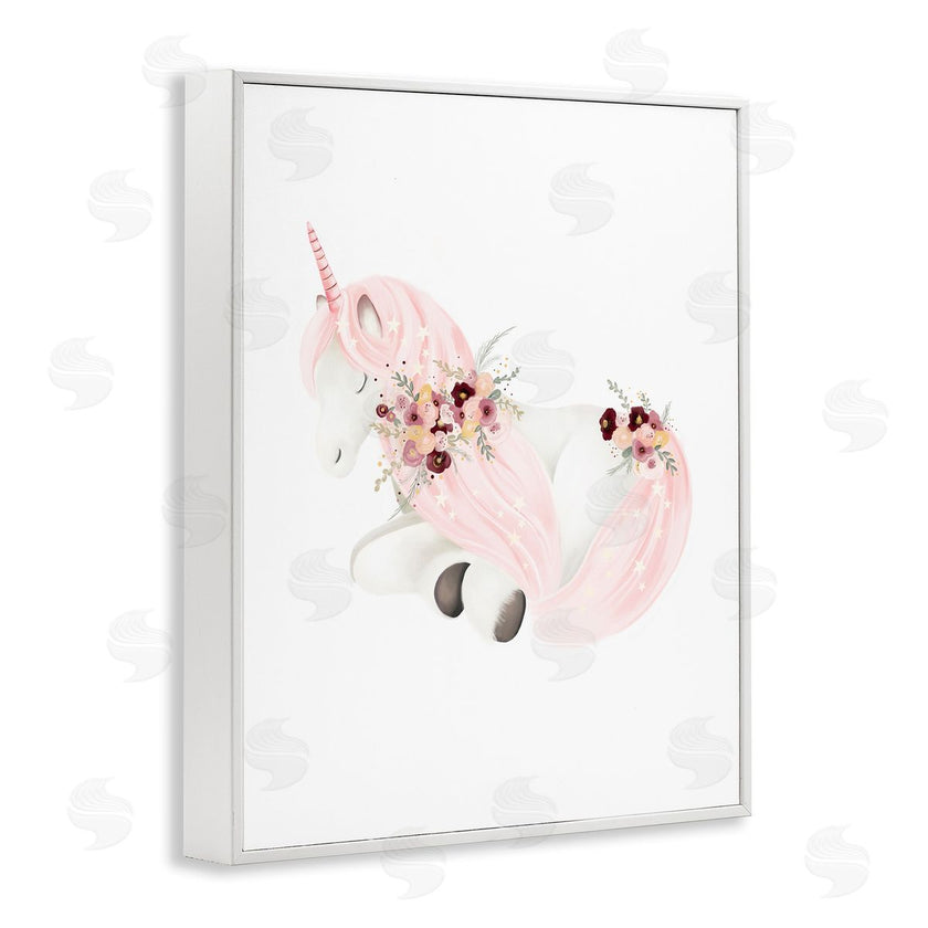 Studio Q | Unicorn with Pink Flowers