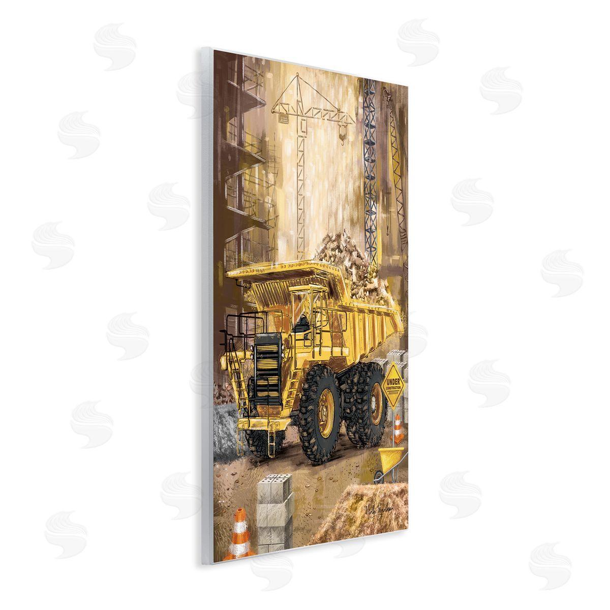 Nidhi Wadhwa Under Construction Site Wall Plaque Artside_