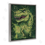 Nidhi Wadhwa | Green Abstract T-Rex