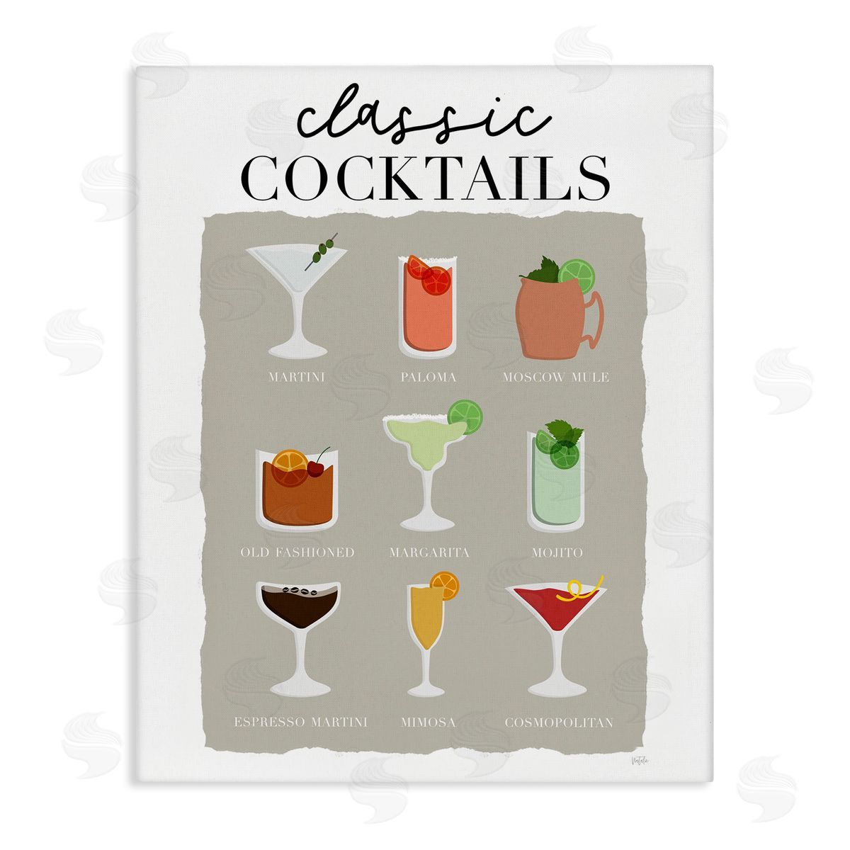 Natalie Carpentieri | Classic Cocktails Chart