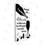 Anna Quach | Funny Wine DIY Phrase