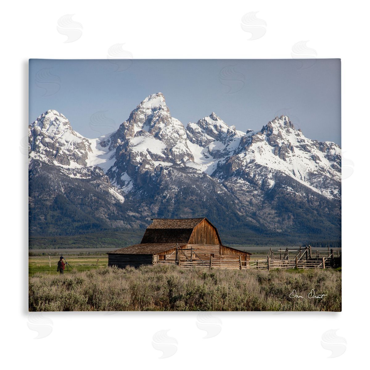 David Drost | Cabin & Snowy Peaks