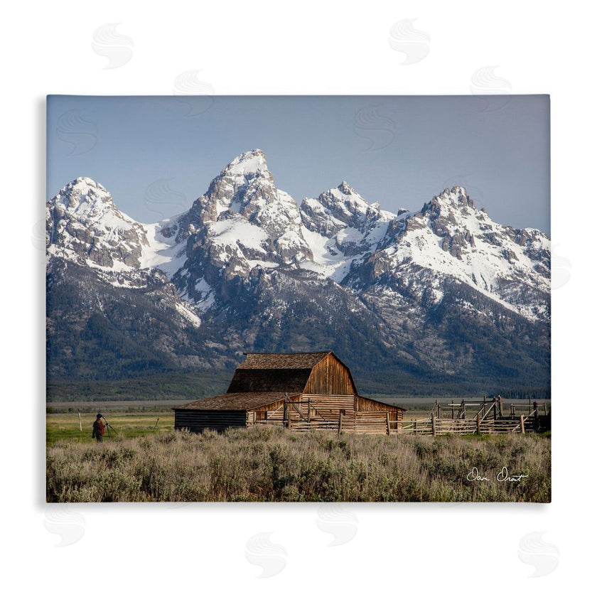 David Drost | Cabin & Snowy Peaks