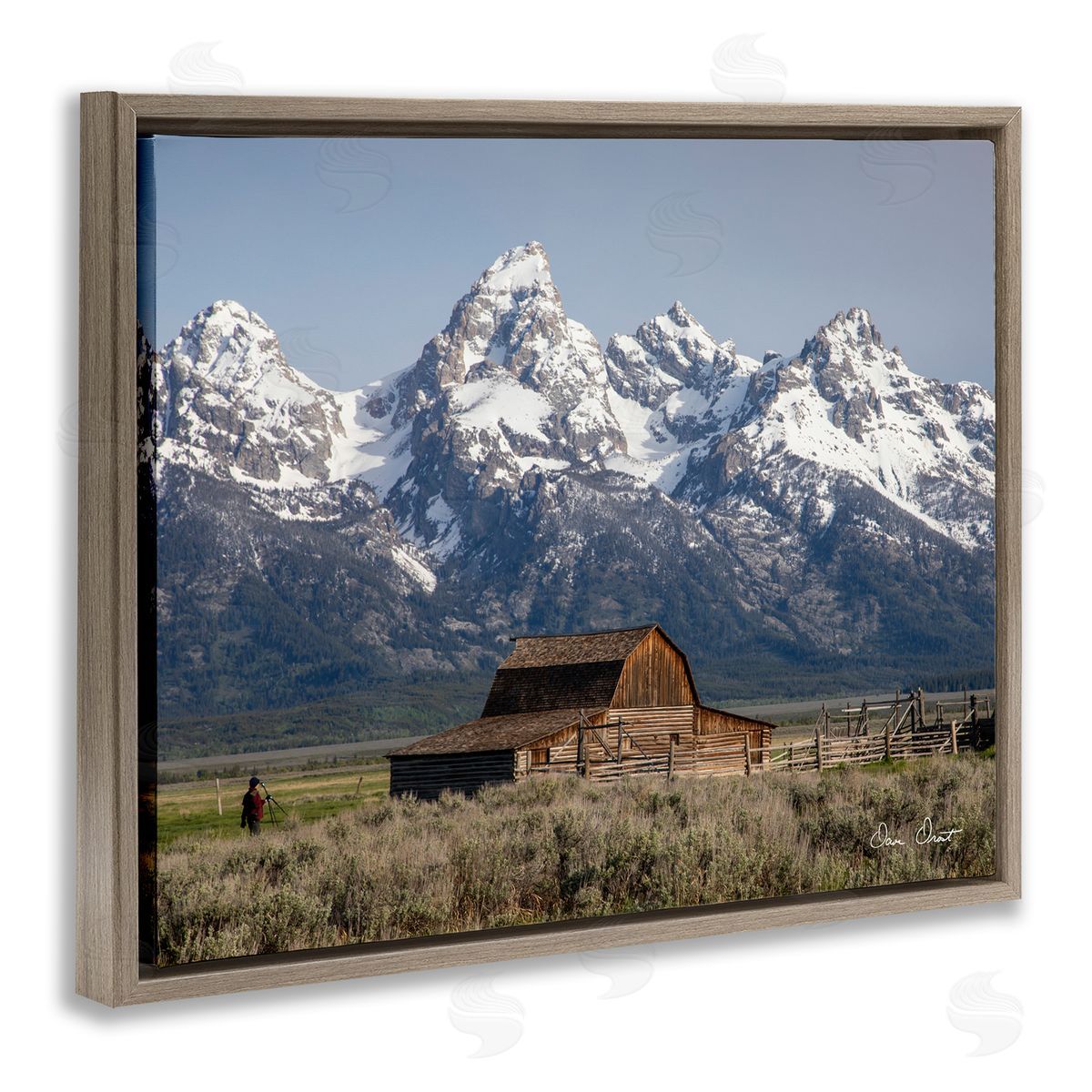 David Drost | Cabin & Snowy Peaks