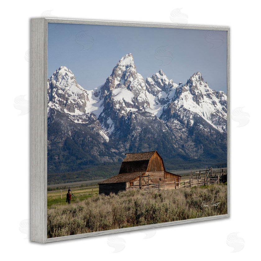 David Drost | Cabin & Snowy Peaks