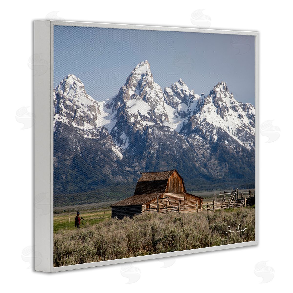 David Drost | Cabin & Snowy Peaks
