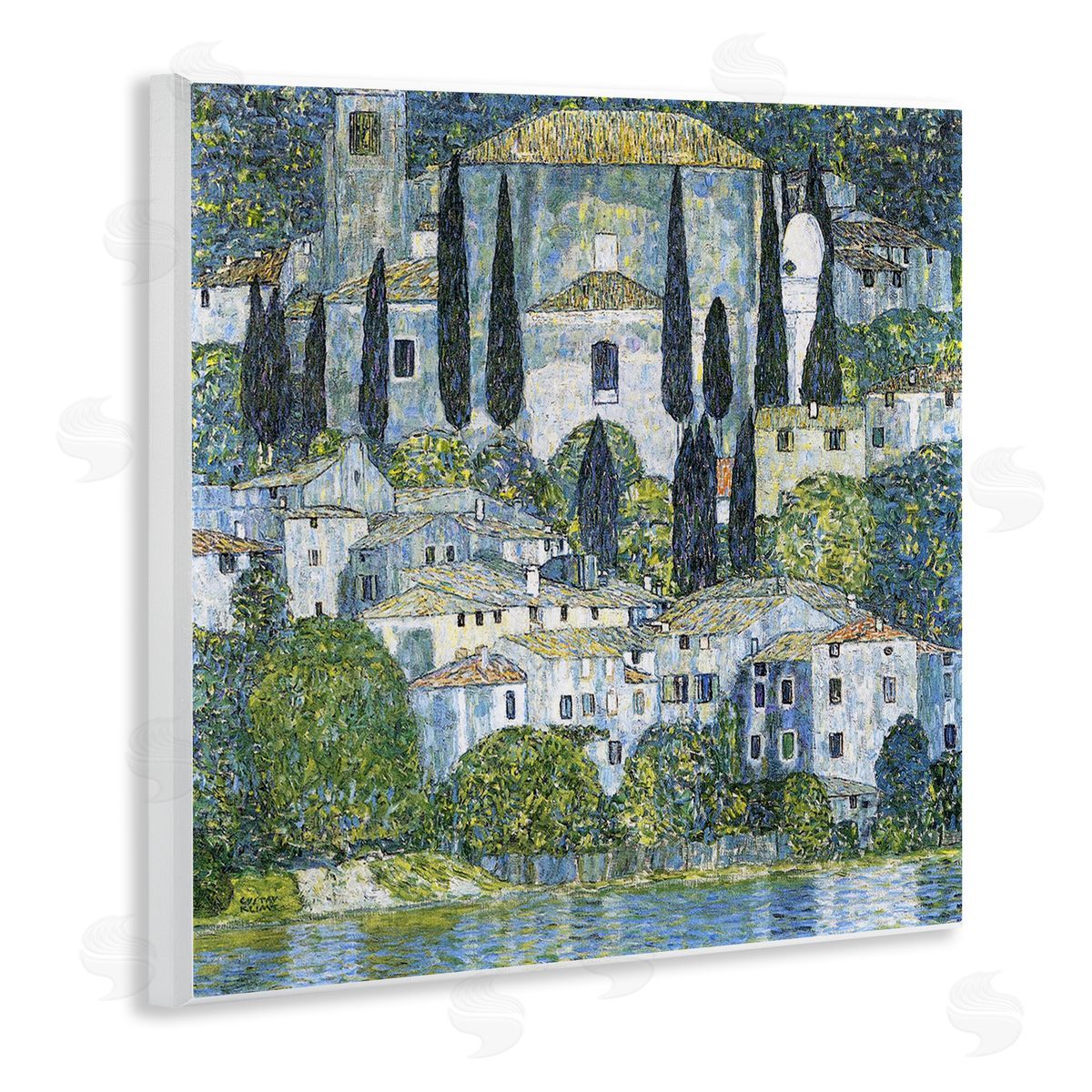 Gustav Klimt Church in Cassone Klimt Wall Plaque Artside_
