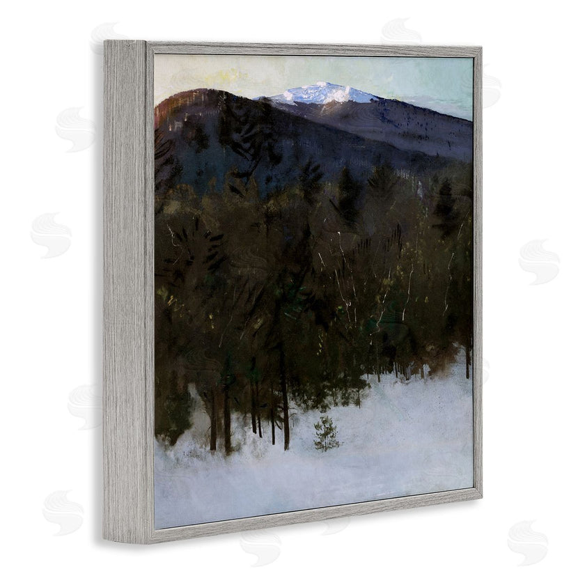 Abbott Handerson Thayer | Winter Nature Painting