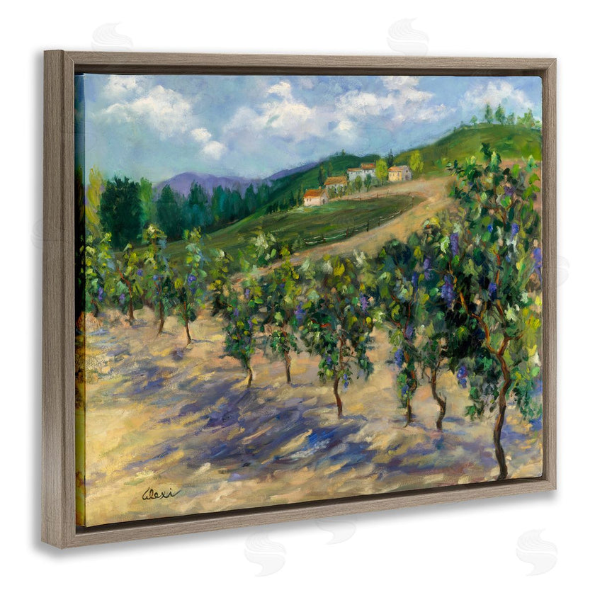 Alexi Fine | Rural Vineyard Painting