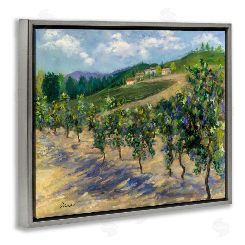Alexi Fine | Rural Vineyard Painting