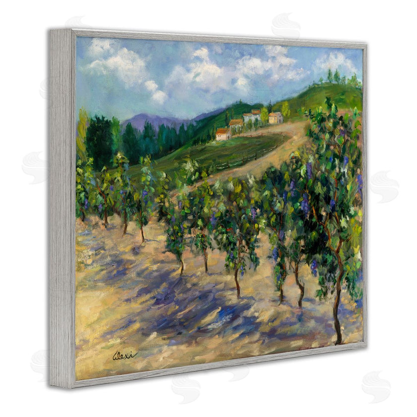 Alexi Fine | Rural Vineyard Painting