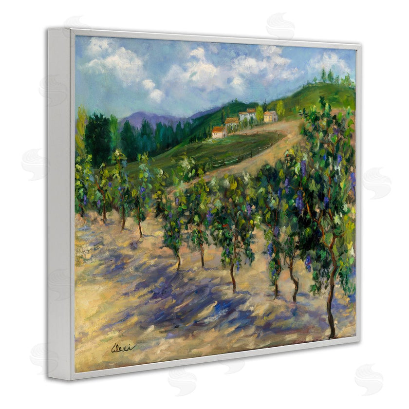 Alexi Fine | Rural Vineyard Painting