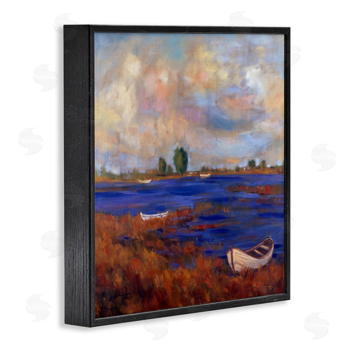 Alexi Fine | Boats on Lake Shore